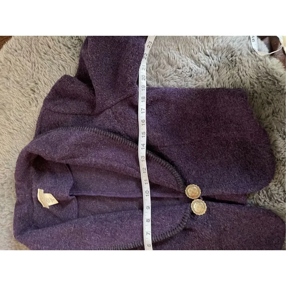 Cold water creek wester style wool‎ cropped jacket medium - Picture 2 of 7